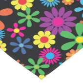 Retro Bloemen Power Tafel Runner Korte Tafelloper (Hoek)