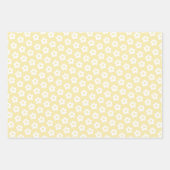 Retro Bloemen Schattige Cartoon Pastel Daisy Patte Inpakpapier Vel (Voorkant 3)