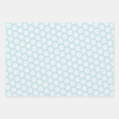 Retro Bloemen Schattige Cartoon Pastel Daisy Patte Inpakpapier Vel (Voorkant 2)