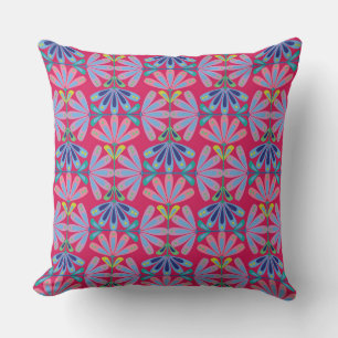 Retro bloemen serie 01 kussen