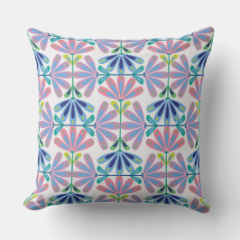 Retro Bloemen Serie 01 Medium Kussen