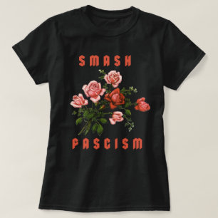 Retro Bloemen - Smash Fascism T-shirt