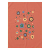 Retro bloemen tafelkleed (Voorkant)