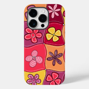 Retro Bloemen Telefoon Case