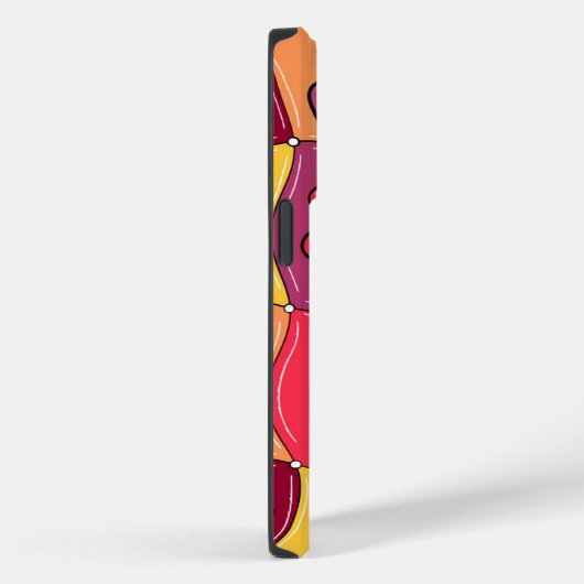 Retro Bloemen Telefoon Case (Achterkant / Rechts)