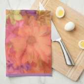 Retro Bloemen Theedoek (Quarter Fold)