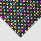 Retro Bloemen Vloeipapier Tissuepapier (Detail)