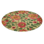 Retro Bloemen Waterverf: Tijdloze Elegantie Snijplank (Hoek)