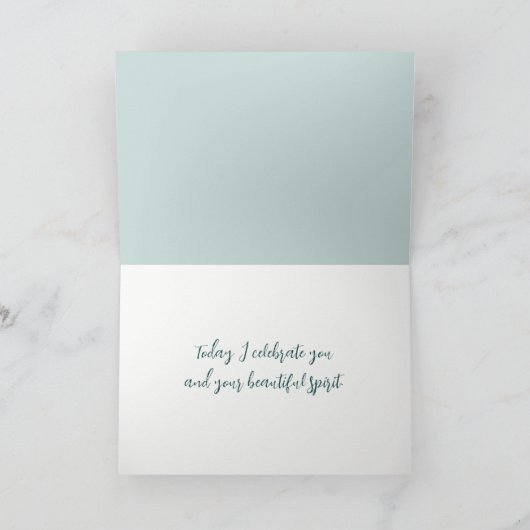 Retro bloemenbus met Waterverven Kaart (Binnen)