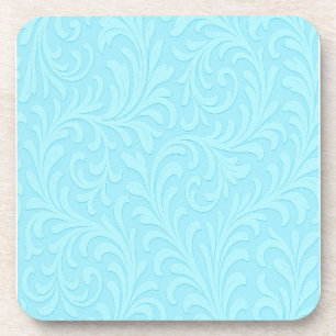 retro bloemendesign bier onderzetter