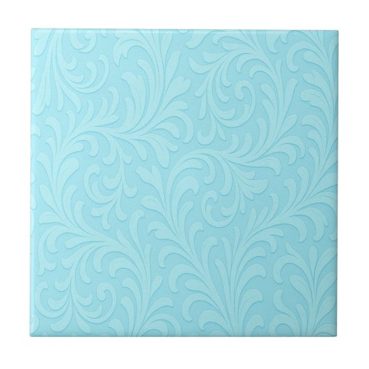 retro bloemendesign tegeltje (Voorkant)