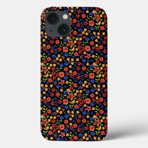 Retro bloemendruk op maat Case-Mate iPad-hoesje iPhone 13 Hoesje