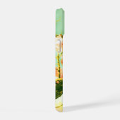 Retro bloemenfoto gepersonaliseerd iPhone 15 case (Rechterkant)