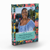 Retro bloemengeschenken voor Afro-Amerikaanse doch Fotoblokken (Links)