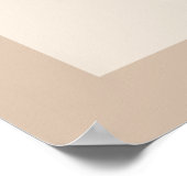 Retro bloemenkunst II Poster (Hoek)