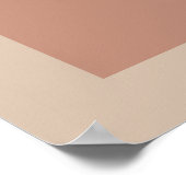 Retro bloemenkunst poster (Hoek)