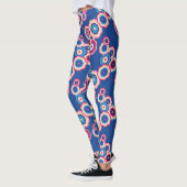 Retro bloemenleggings leggings (Links)