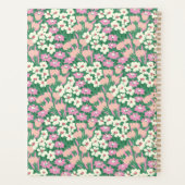 Retro Bloemenleraar met een persoonlijk plan Planner (Achterkant)