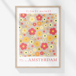Retro Bloemenmarkt Amsterdam Rood Geel Bloemen Poster<br><div class="desc">Introduceer een vleugje Nederlandse elegantie in uw decor met het "Retro Flower Market Amsterdam Red Yellow Flowers Poster". Dit prachtige poster heeft een verfijnd ontwerp met "Flower Market" en "Amsterdam" in geïnspireerde typografie. Het kunstwerk toont een prachtige reeks donkerroze of rood, pastelgeel en romige ivoren bloemen op een warme, zand-beige...</div>