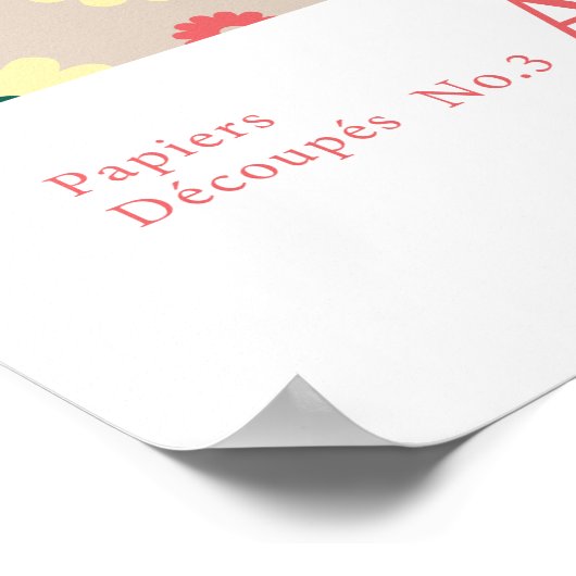 Retro Bloemenmarkt Amsterdam Rood Geel Bloemen Poster (Hoek)