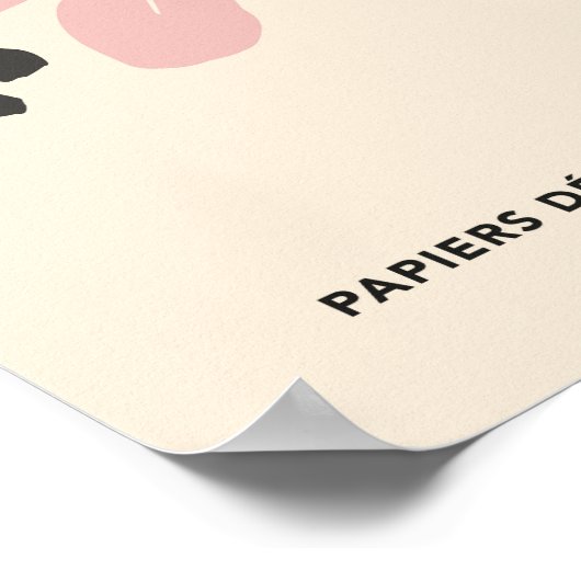 Retro Bloemenmarkt Barcelona Kleurrijke Bloemen Poster (Hoek)