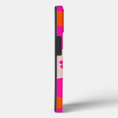 Retro Bloemenmarkt Florence Abstract Roze Bloemen Case-Mate iPhone Case (Achterkant / Rechts)