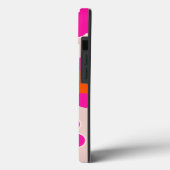 Retro Bloemenmarkt Florence Abstract Roze Bloemen Case-Mate iPhone Case (Achterkant / Links)