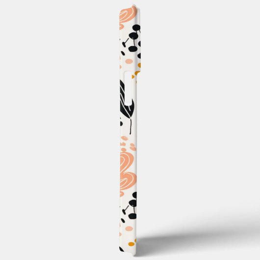 Retro-bloemenmarktpatroon Case-Mate iPhone Case (Achterkant / Rechts)