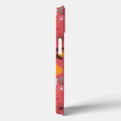 Retro bloemenpatroon 2 Case-Mate iPhone case (Achterkant / Rechts)