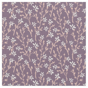 Retro bloemenpatroon in boho stijl. Roze sakura. Stof