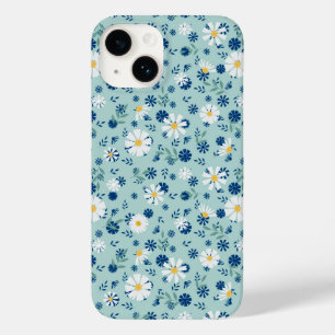 Retro bloemenpatroon met madeliefjes. Case-Mate iPhone 14 hoesje