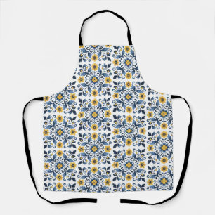Retro bloemenschort voor vrouwen in de keuken schort