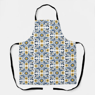 Retro bloemenschort voor vrouwen in de keuken schort