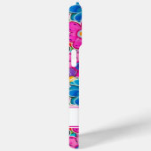 Retro Bloemige Gepersonaliseerd Case-Mate iPhone Case (Achterkant / Rechts)