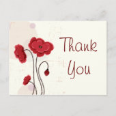 Retro bloemige Rozen met doornen vector Briefkaart (Voorkant)