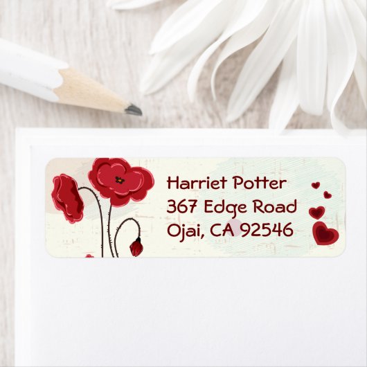 Retro bloemige Rozen met doornen vector Etiket (Insitu)