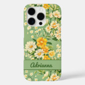 Retro bloemmotief Case-Mate iPhone case (Achterkant)