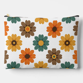 Retro bloemmotief en vintage botanisch ontwerp uit etui