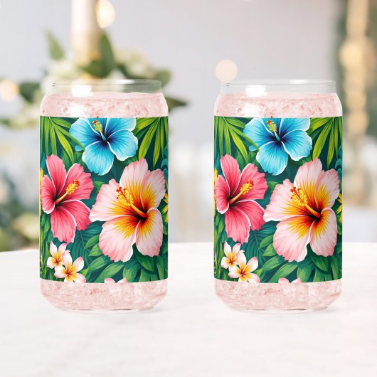  Retro Bloempatroon Ontwerp Blikvorm Glas (Insitu (Huwelijk))