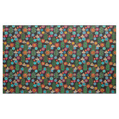Retro, bloempatroon stof (Yard (91,4 cm))