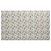 Retro, bloempatroon stof (Yard (91,4 cm))