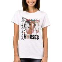Retro bloemstuk Gewoon een meisje dat van paarden