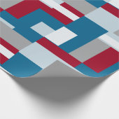 Retro Blok Design 4 Cadeaupapier (Hoek)
