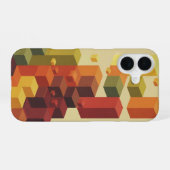 Retro Blok Val iPhone 16 Hoesje (Achterkant horizontaal)