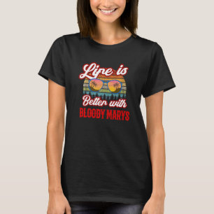 Retro Bloody Marys Sunset met Bloody Marys T-shirt