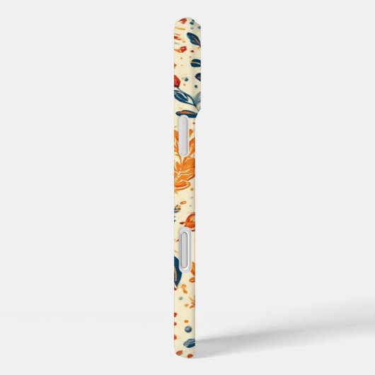 Retro Bloom Burst - IPhone 16 Hoesje (Achterkant / Rechts)