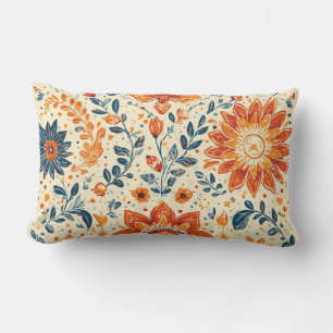Retro Bloom Burst - Sierkussen Kussen