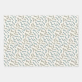 Retro Bloom Delight Inpakpapier Vel (Voorkant 3)