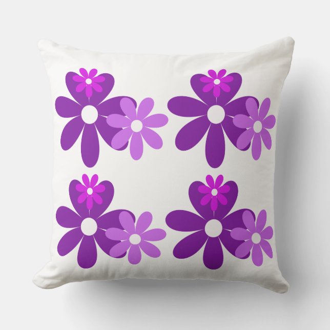 Retro Bloom Duo Pillow Kussen (Voorkant)