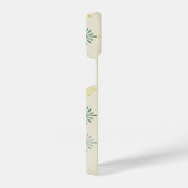 Retro Bloom Geometric Floral Print Specialized iPhone Hoesje (Rechterkant)